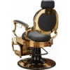 Ayala Fotel Barberski Solomon - gold - obrazek 2